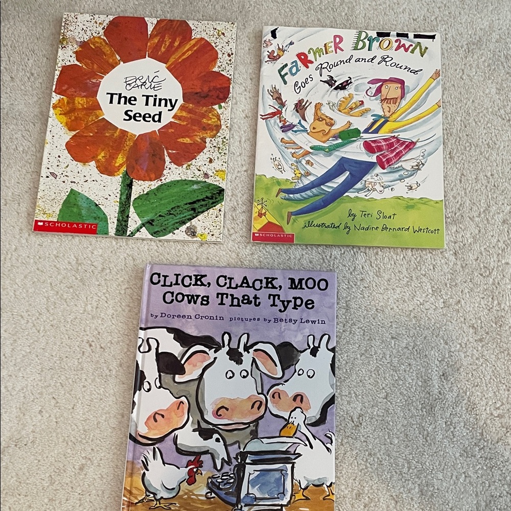 Scholastic Colorful Children's Book Trio